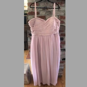 Convertible Strap / Strapless Mauve Dress